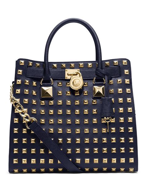 mini hamilton michael kors|michael kors hamilton studded tote.